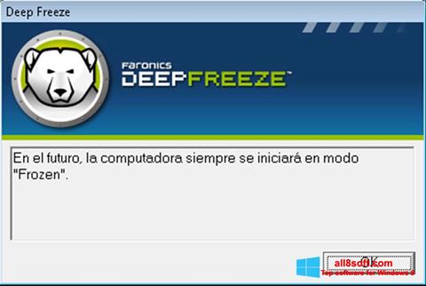 Screenshot Deep Freeze für Windows 8