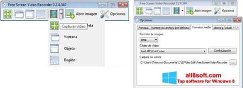 Screenshot Free Screen Video Recorder für Windows 8