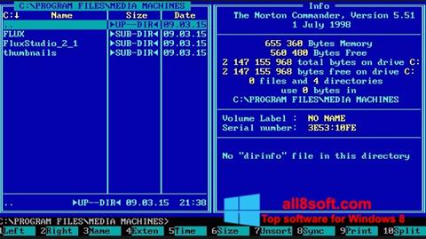 Screenshot Norton Commander für Windows 8