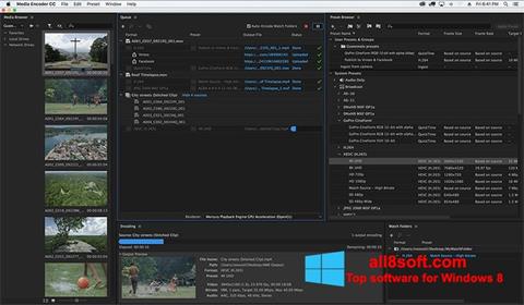 Screenshot Adobe Media Encoder für Windows 8