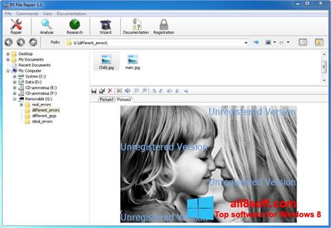 Screenshot File Repair für Windows 8
