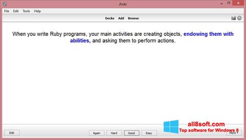 Screenshot Anki für Windows 8