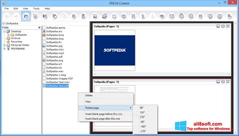 Screenshot PDF24 Creator für Windows 8