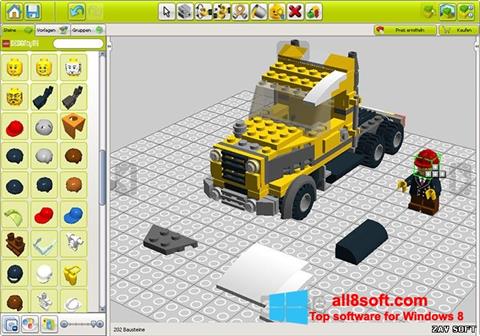 Screenshot LEGO Digital Designer für Windows 8
