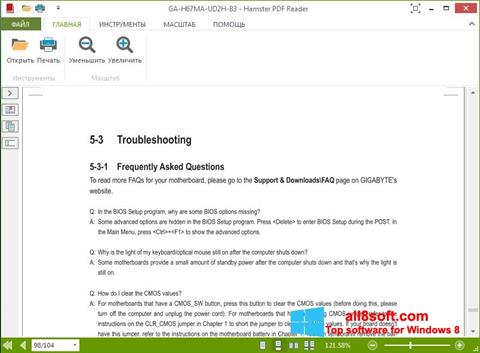 Screenshot Hamster PDF Reader für Windows 8