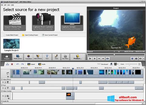 Screenshot AVS Video Editor für Windows 8