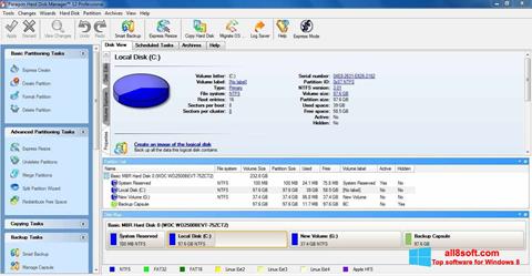 Screenshot Paragon Hard Disk Manager für Windows 8