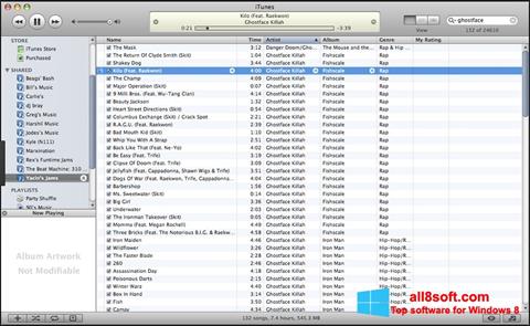 Screenshot iTunes für Windows 8