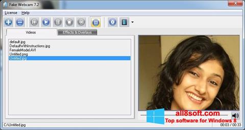 Screenshot Fake Webcam für Windows 8