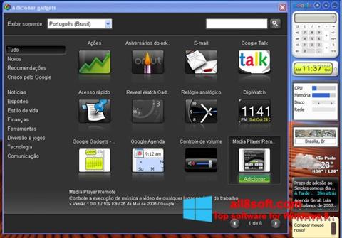Screenshot Google Desktop für Windows 8
