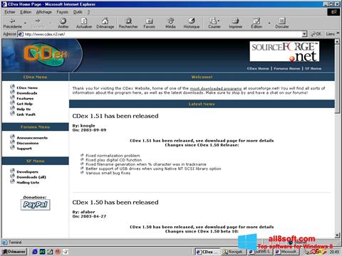 Screenshot CDex für Windows 8