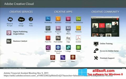 Screenshot Adobe Creative Cloud für Windows 8