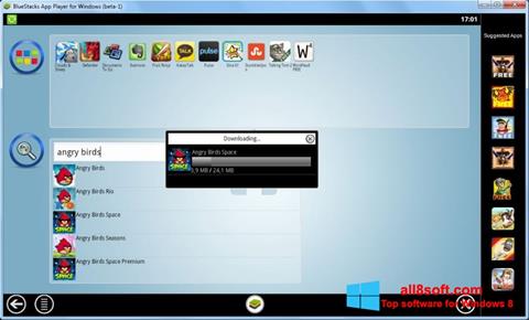 Screenshot BlueStacks für Windows 8