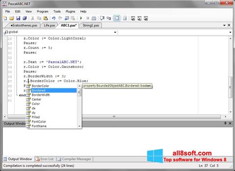 Screenshot Pascal ABC für Windows 8