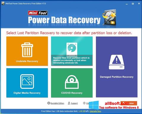 Screenshot Power Data Recovery für Windows 8