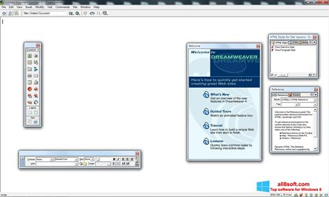 Screenshot Macromedia Dreamweaver für Windows 8