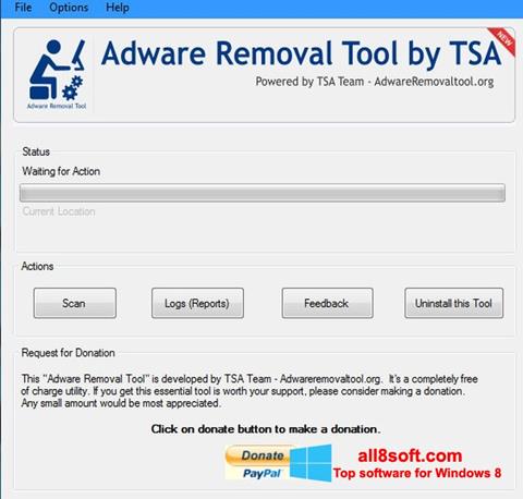 Screenshot Adware Removal Tool für Windows 8