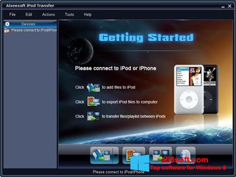 Screenshot iPhone PC Suite für Windows 8