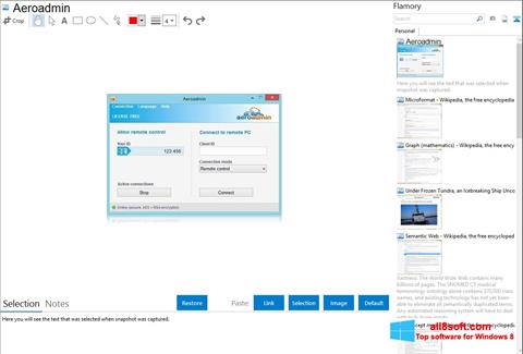 Screenshot AeroAdmin für Windows 8